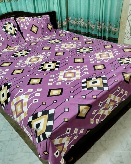 King Size Full cotton fabric Panel Bedsheet